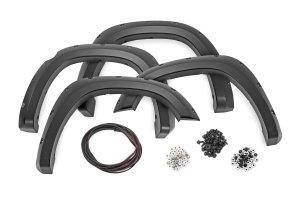 Ram 1500 Fender Flares - Rough Country - Pocket - Delmonico Red - 2025+